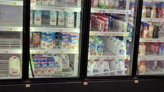 Walmart Milk is Running Out