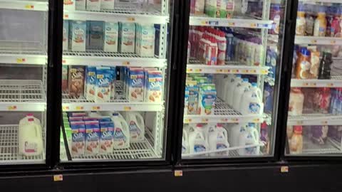 Walmart Milk is Running Out