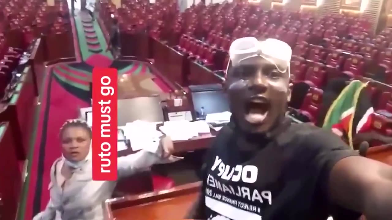 Anti-tax protesters break into Kenyan parliament