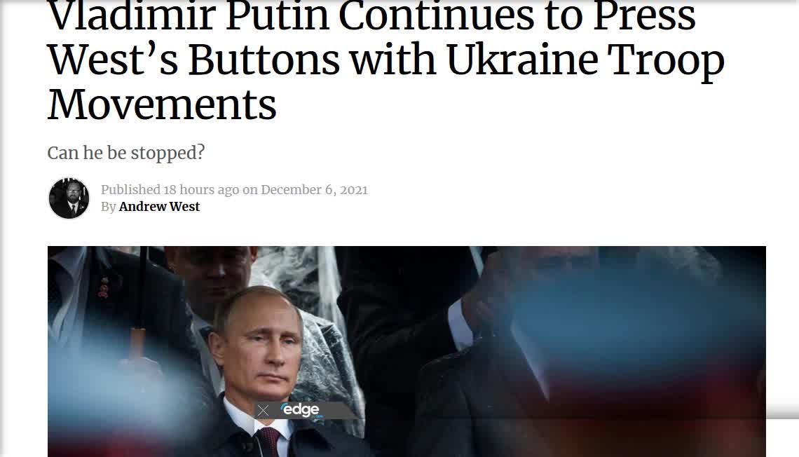 Russians Threaten Ukraine With Invasion