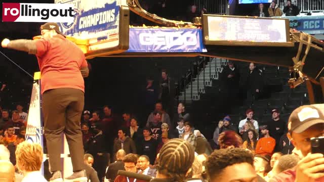 Virginia Tech cut down the nets