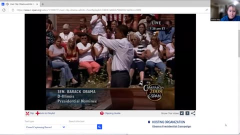 Obama Admits in 2008 About Election Fraud