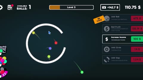 I play satisfying ball clicker