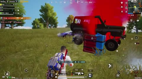 1 vs 4 on Arabic squad #pubg #gaming #viral