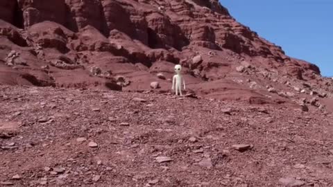 Humans first meet with Martian Люди впервые сталкиваются с Марсианином Live from Mars l Mars Mission