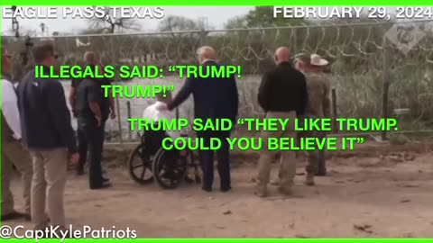 President Trump at the Border.