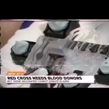 Vaxxers Can't Donate blood