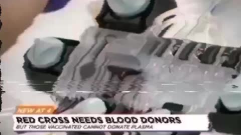 Vaxxers Can't Donate blood