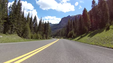 Riding up Bear Tooth Mountain - June 7, 2015