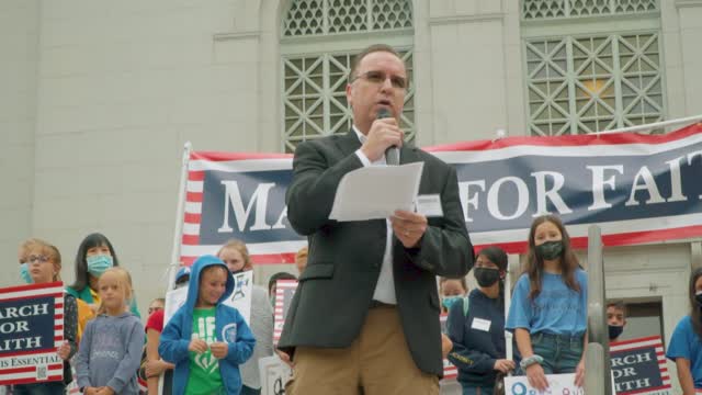 Dean Broyles at March for Faith 10/10/2020