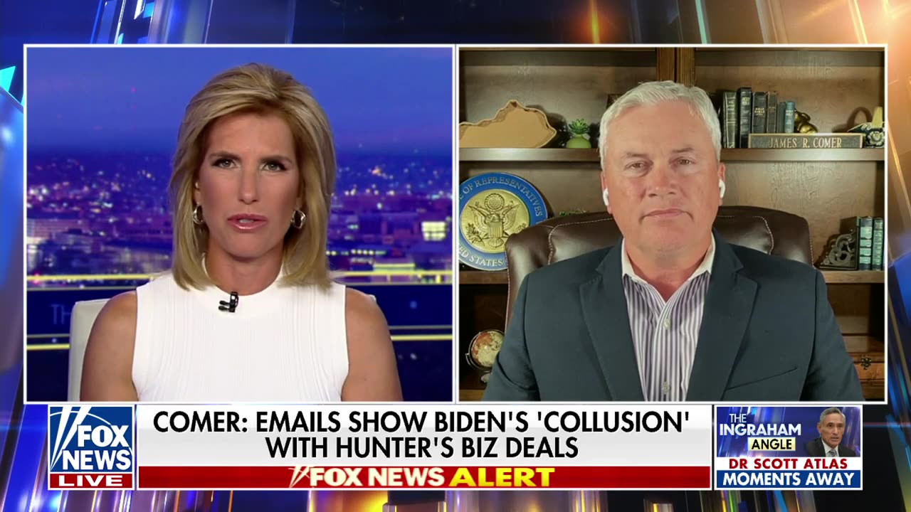 James Comer: New emails show Biden colluded with Hunter in business deals