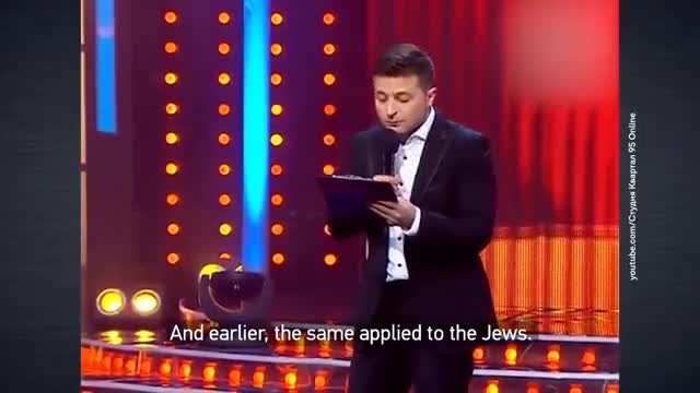 Zelensky performing about Banderites, Nazi salutes and American mercenaries (2014)