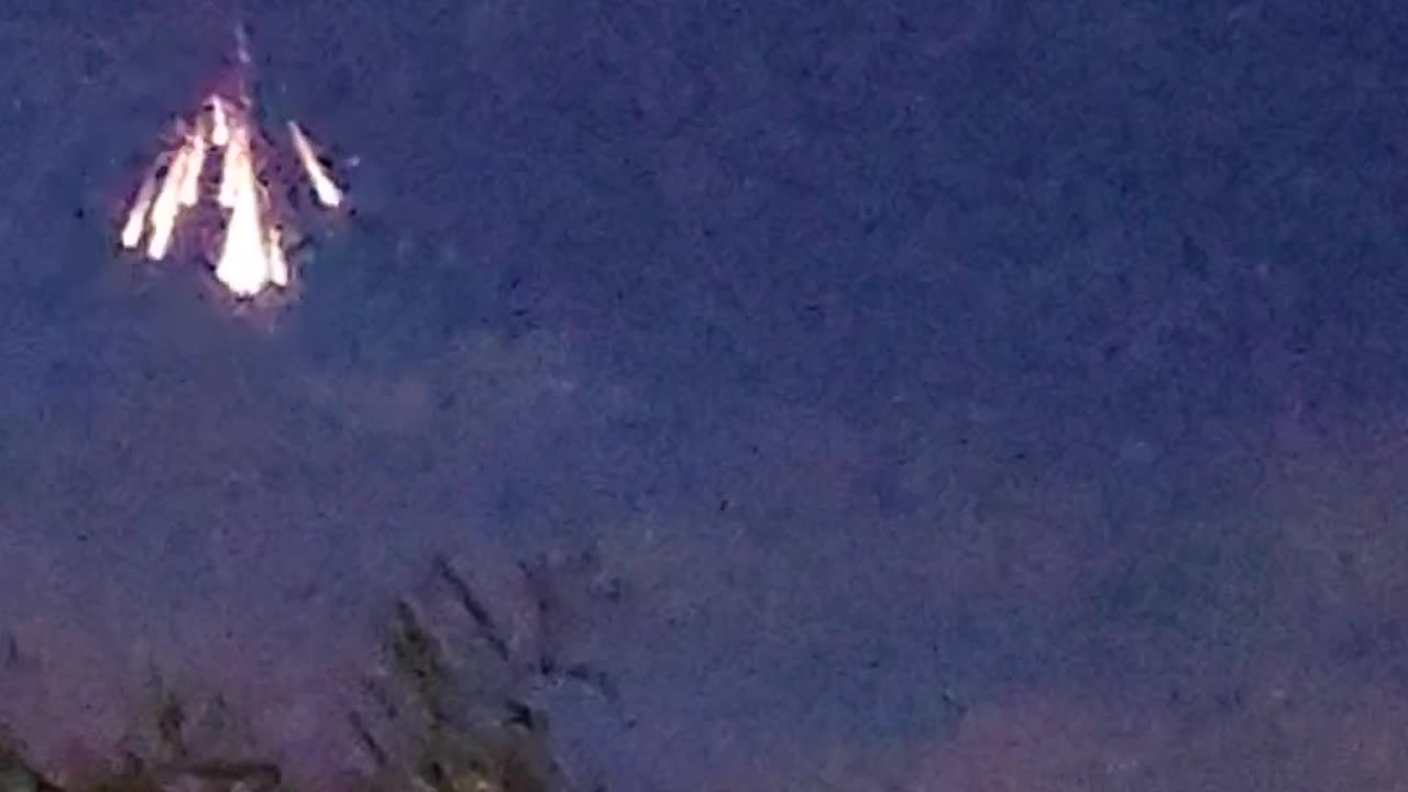 Pyrotechnic Skydivers Mistaken For Alien Meteor