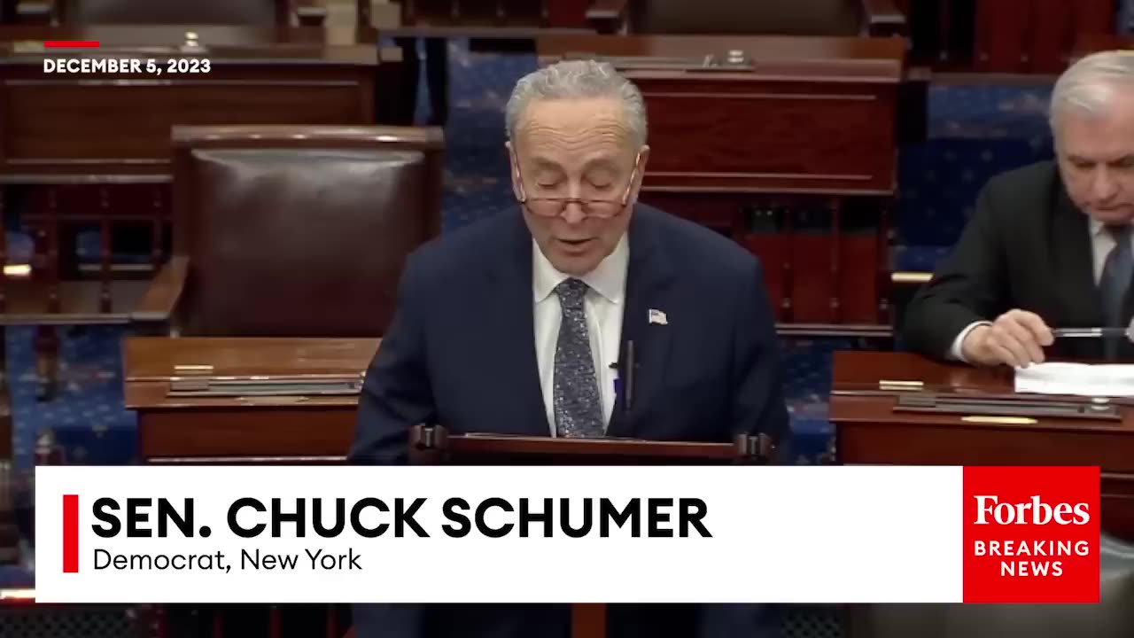 JUST IN- Schumer Begins Confirming Massive Number Of Military Promotions After Tuberville Ends Block