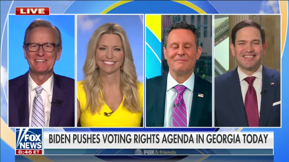 Senator Rubio Joins Fox News to Discuss Democrats' Federal Takeover of Elections