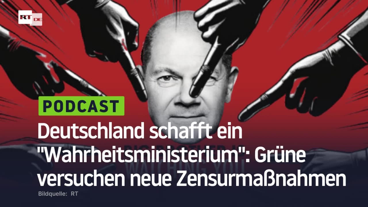 Deutschland schafft ein "Wahrheitsministerium": Grüne versuchen neue Zensurmaßnahmen