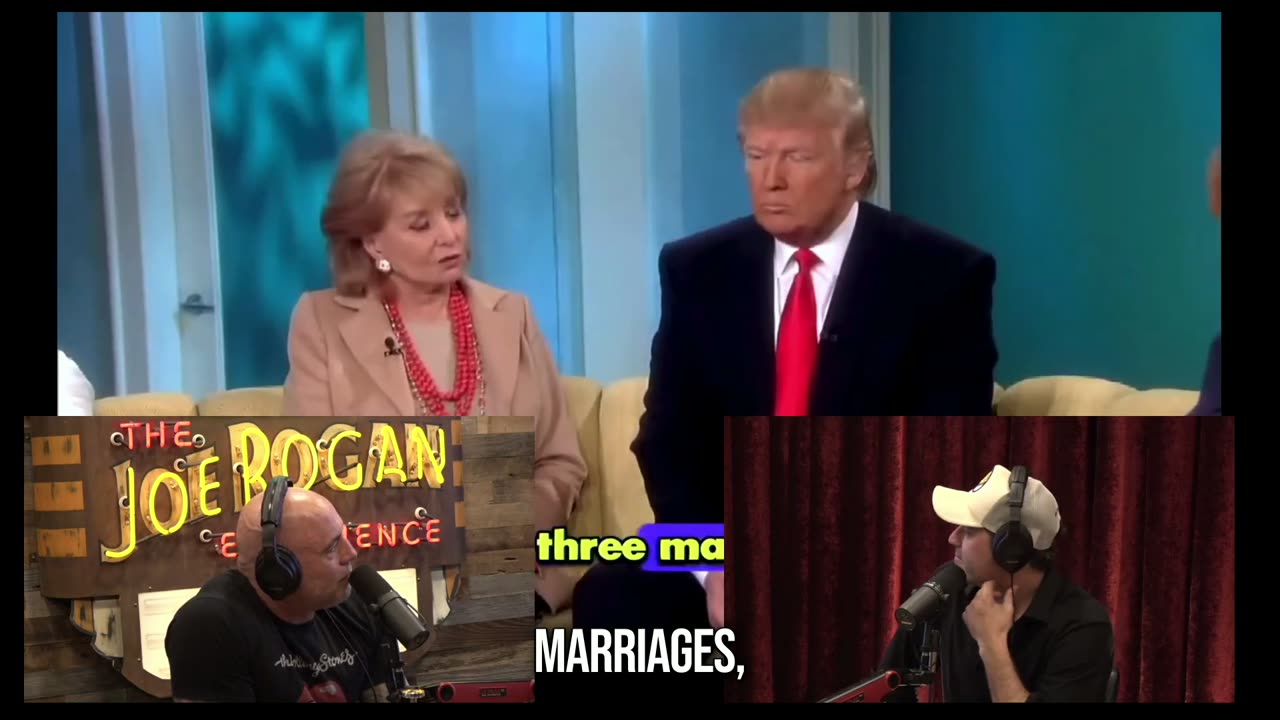 Joe Rogan Plays Shocking Old Footage of Donald Trump on The View