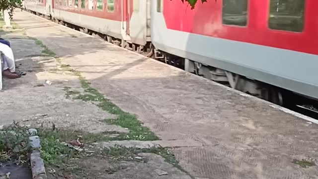 Train at high speed