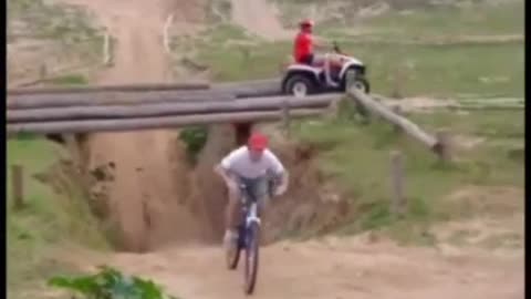 funny bike tumbles