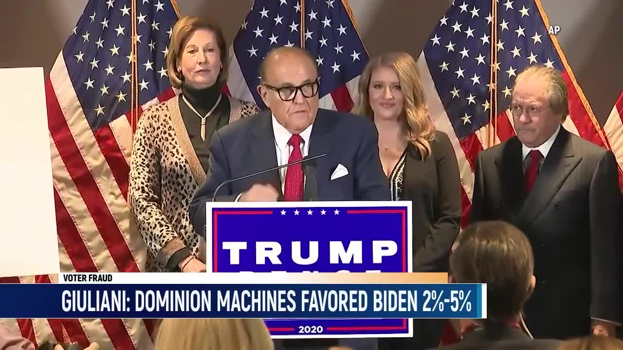 Giuliani: Dominion Machines Gave Biden 2%-5% Advantage, 4 States Considering De-Certifying Results