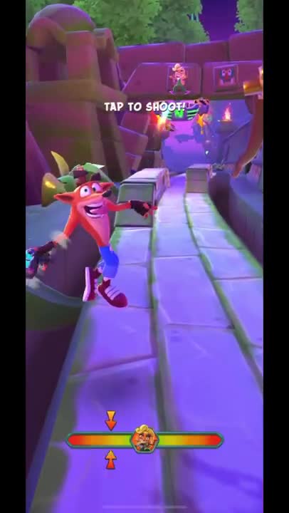 Fake Coco Boss Fight Gameplay - Crash Bandicoot: On The Run! (S2 Running Outta Time)