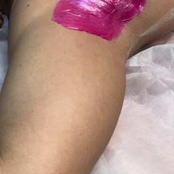 Smooth Underarm Waxing with Tickled Pink Hard Wax by Esthe Glow Spa