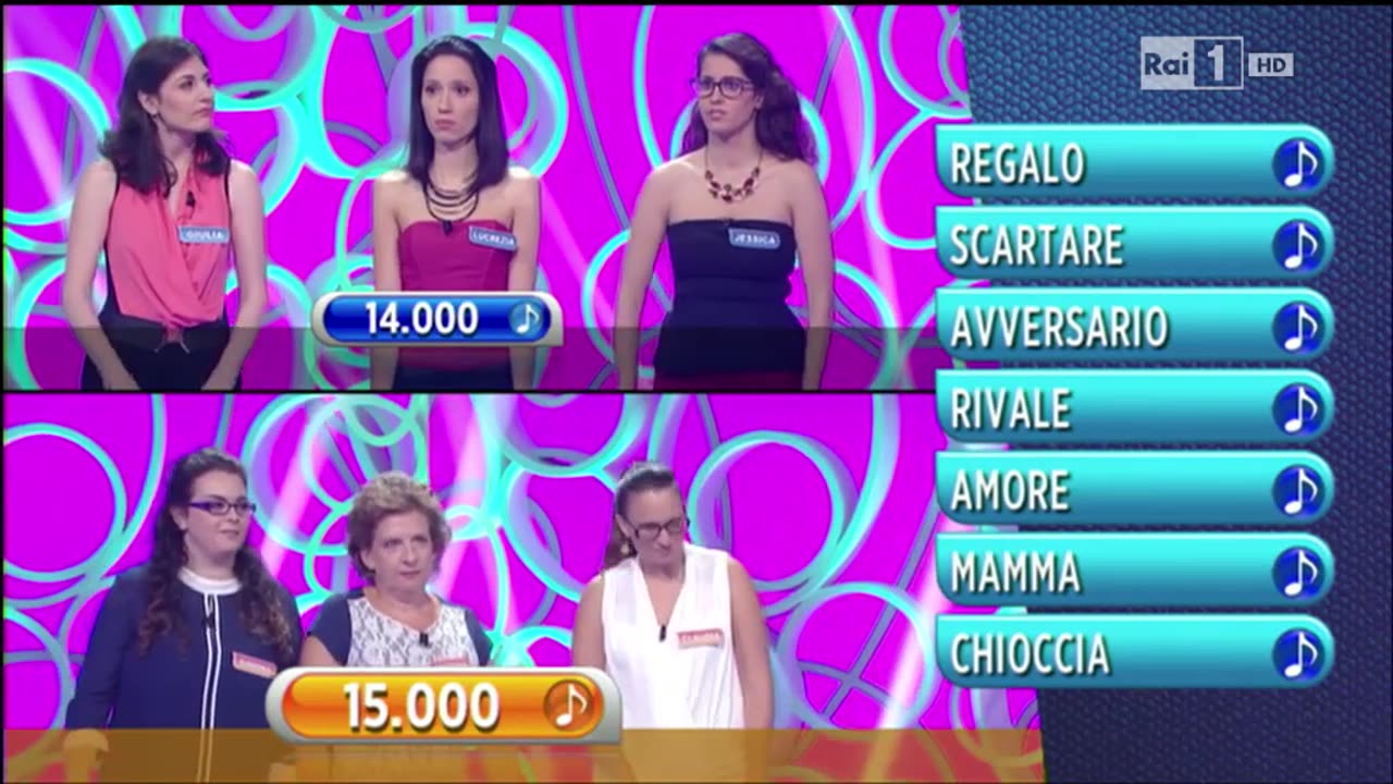 RAIUNO - Reazione A Catena-La Catena Musicale (01/09/2015)