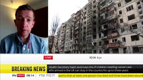Ukraine War_ Doctor describes evacuating 21 Ukrainian children with cancer to UK