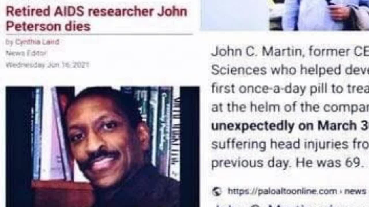 The Many HIV Scientists who Died in Recent Years