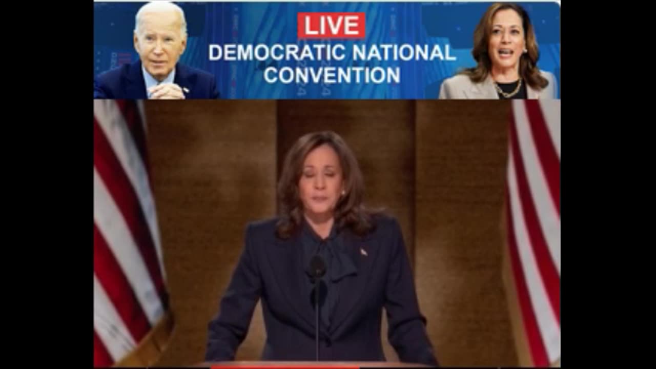 Kamala Harris Democratic National Conference in Chicago.