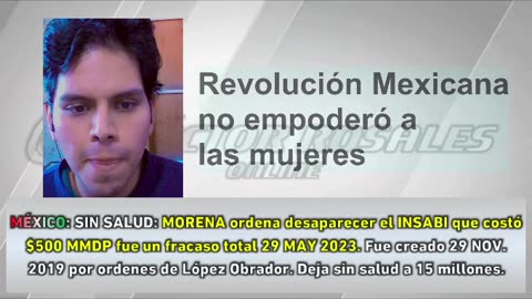 LA REVOLUCIÓN MEXICANA NO EMPODERO LAS MUJERES COMO DIJO SHEINBAUM