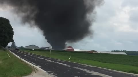 Aftermath of Sheboygan Falls Plane Crash