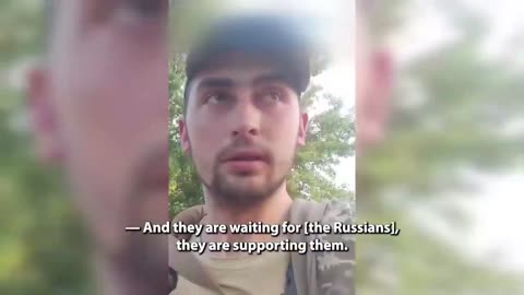 Ukrainian Soldier complains about the people he occupies