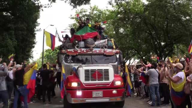 La minga, con centenares de indígenas, se despidió este miércoles de Cali [Video]