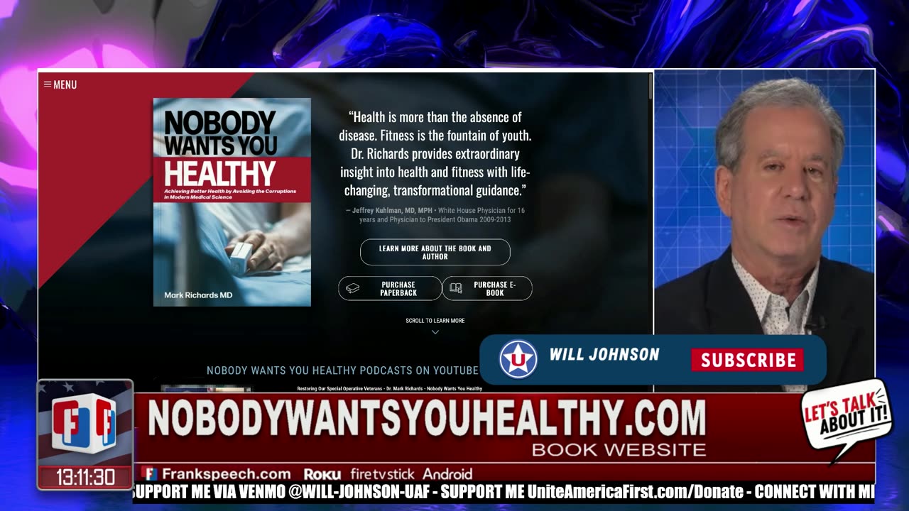 Dr. Mark Richards- Nobody Wants You Healthy