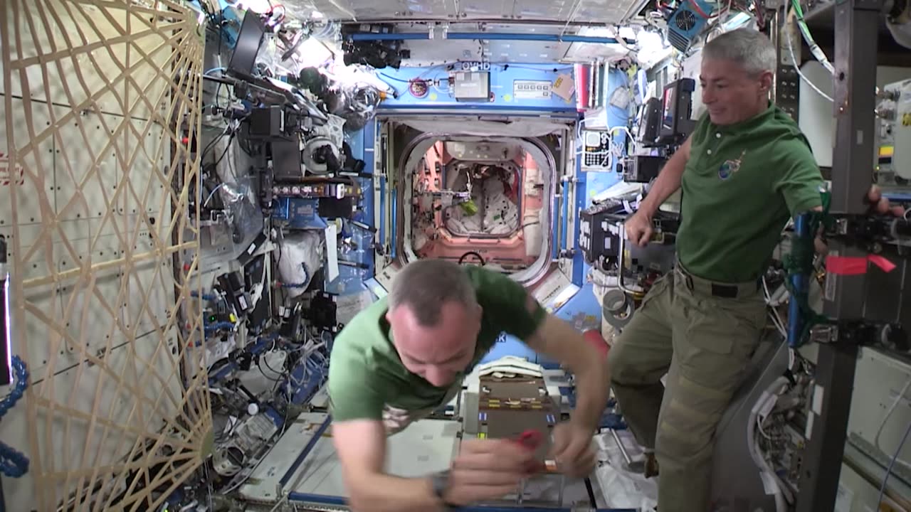 Fidget spinner spinning in space