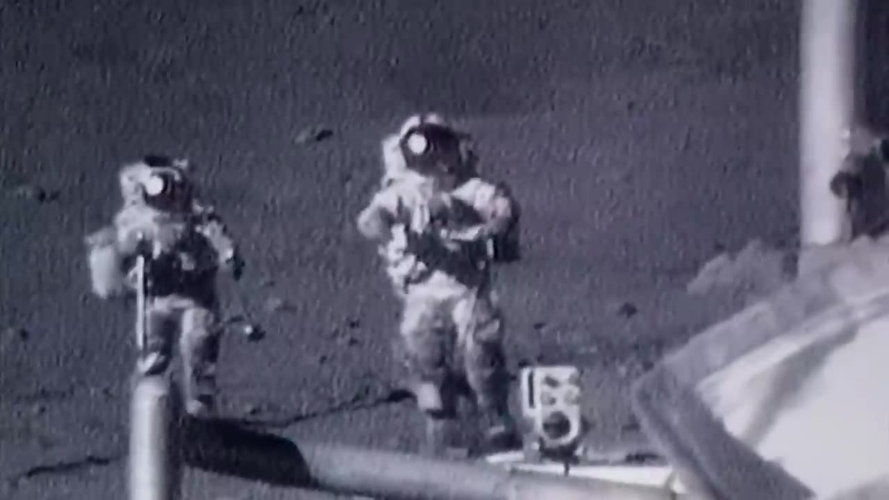 Unseen Footage - Astronauts Falling on the Moon (NASA Apollo Space Missions)