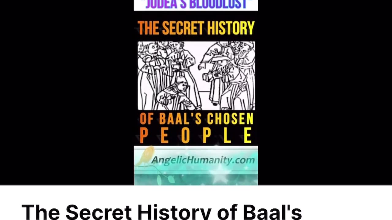 The Secret History of Baal's Chosen People - SATANISTS