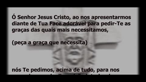 Pedido a Jesus por sua Sagrada Face (em português)