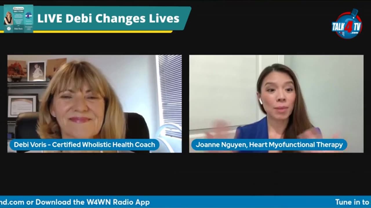 Myofunctional Therapy @w4wnradio - Debi Explores Joanne Nguyen’s Techniques for Breathing Better