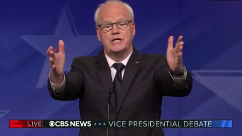 SNL Goes Savage on Tim Walz's Disastrous VP Debate Performance