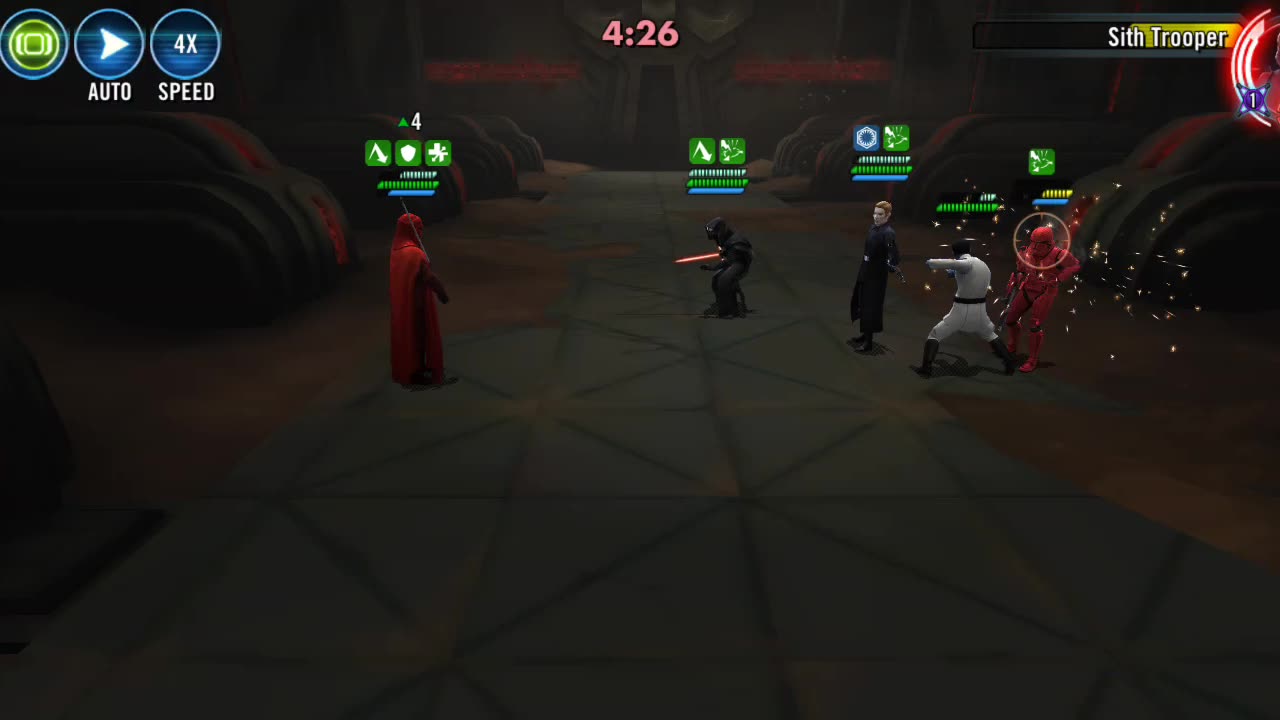 SWGOH - 3v3 - Thrawn (leftovers) vs Hux First Order