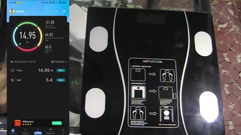 OKOK bascula inteligente bluetooth configuración paso a paso