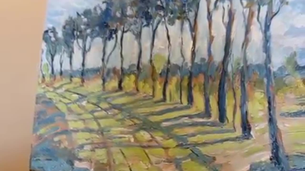 Art of Animesh Roy: Landscape Painting in Oil