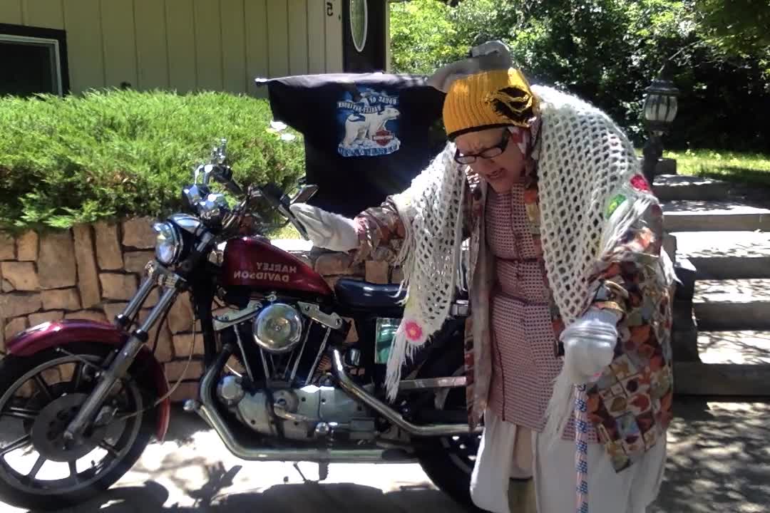 Bag Lady Sue, Funny Harley Davidson, Trump Rant