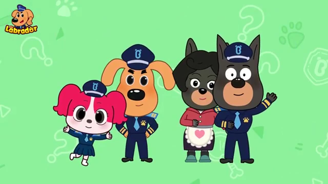 Police Takes Care of A Baby |Educational Videos | Cartoons for Kids | Sheriff Labrador