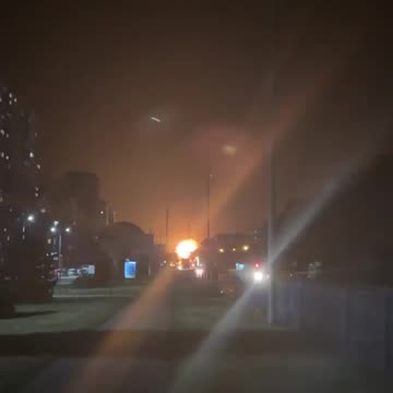 Missile Hits a Military Enterprise Near Kiev