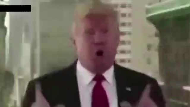 Hilarious interview with Hilary Clinton where Trump Commercial is played