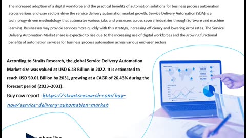 Global Service Delivery Automation Market Report 2023-2031