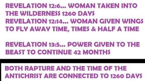 Connecting the 1260 Days to the Rapture and the Great Tribulation - December 30, 2020